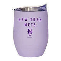 New York Mets 16oz. Lavender Soft Touch Curved Tumbler