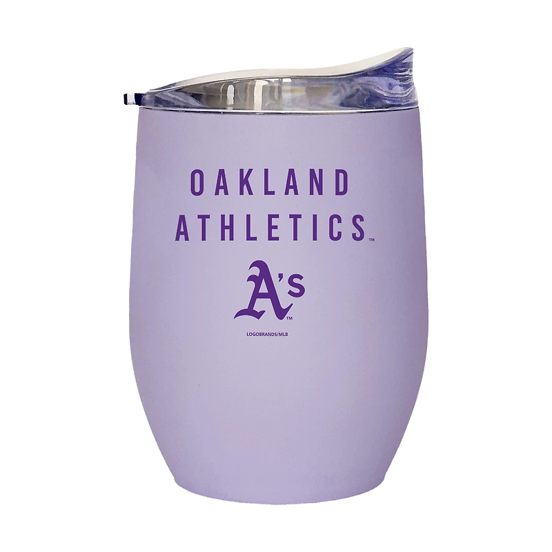 Athletics 16oz. Lavender Soft Touch Curved Tumbler