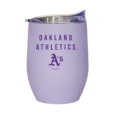 Athletics 16oz. Lavender Soft Touch Curved Tumbler