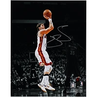 Mike Miller Miami Heat Autographed 11" x 14" 2012 NBA Finals Game 5 Shot Vs. Oklahoma City Thunder Spotlight Photograph