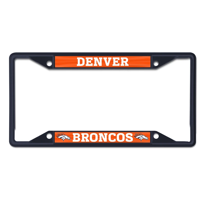 WinCraft Denver Broncos Metal License Plate Frame