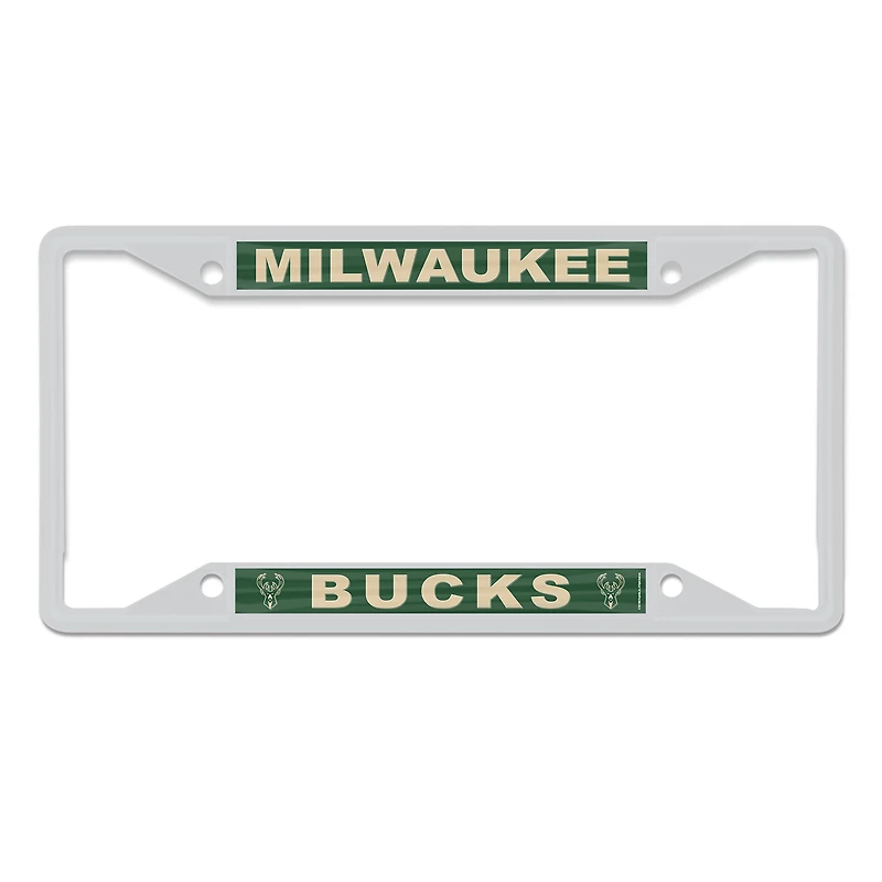 WinCraft Milwaukee Bucks Metal License Plate Frame