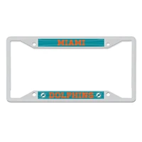 WinCraft Miami Dolphins Metal License Plate Frame