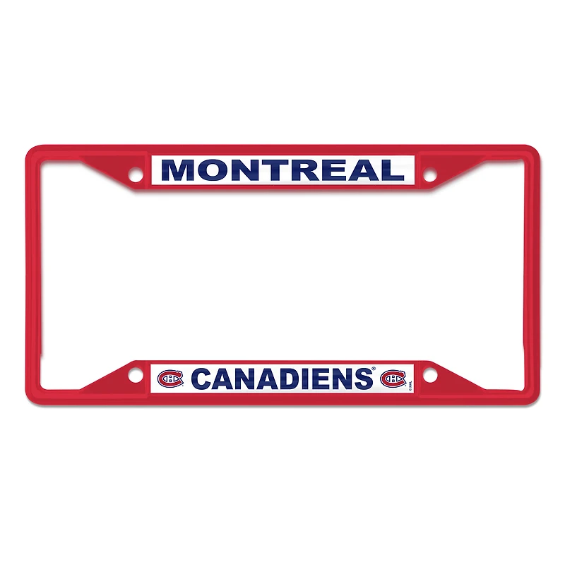 WinCraft Montreal Canadiens Metal License Plate Frame