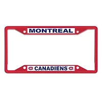 WinCraft Montreal Canadiens Metal License Plate Frame
