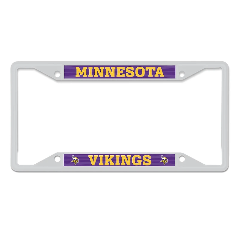 WinCraft Minnesota Vikings Metal License Plate Frame