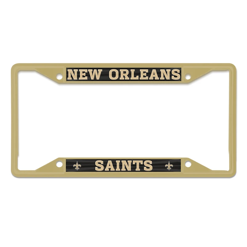 WinCraft New Orleans Saints Metal License Plate Frame