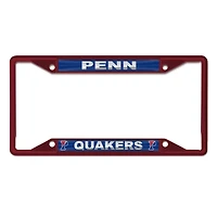 WinCraft Pennsylvania Quakers Metal License Plate Frame