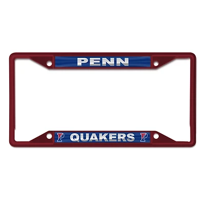 WinCraft Pennsylvania Quakers Metal License Plate Frame