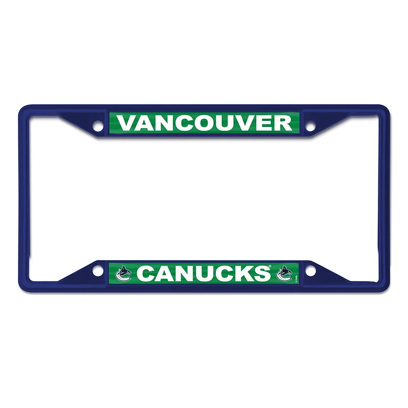 WinCraft Vancouver Canucks Metal License Plate Frame