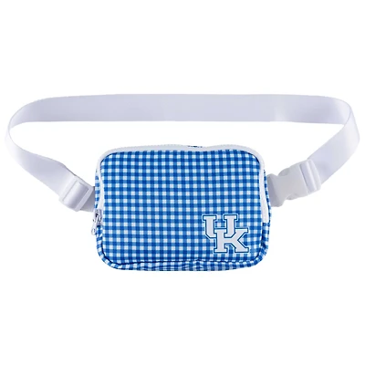 ZooZatz Kentucky Wildcats Gingham Fanny Pack
