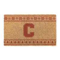 Cornell Big Red 18" x 30" Holiday Coir Doormat