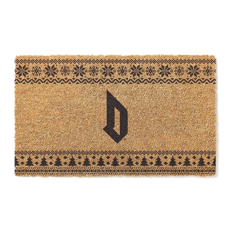 Duquesne Dukes 18" x 30" Holiday Coir Doormat