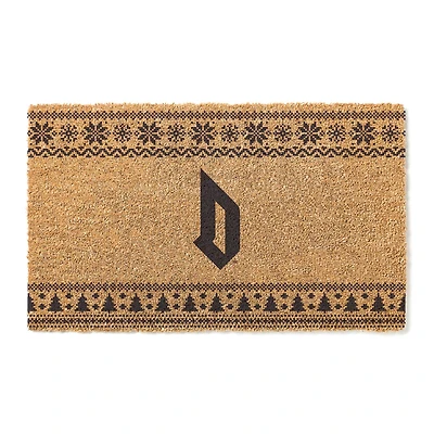 Duquesne Dukes 18" x 30" Holiday Coir Doormat