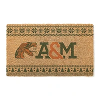 Florida A&M Rattlers 18" x 30" Holiday Coir Doormat