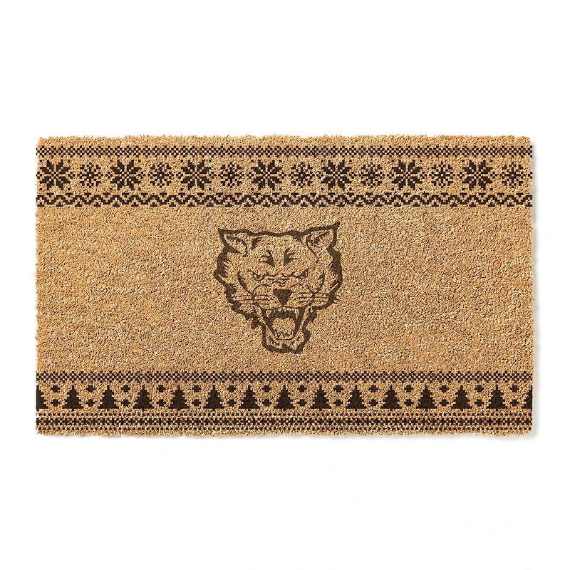 Fort Valley State Wildcats 18" x 30" Holiday Coir Doormat