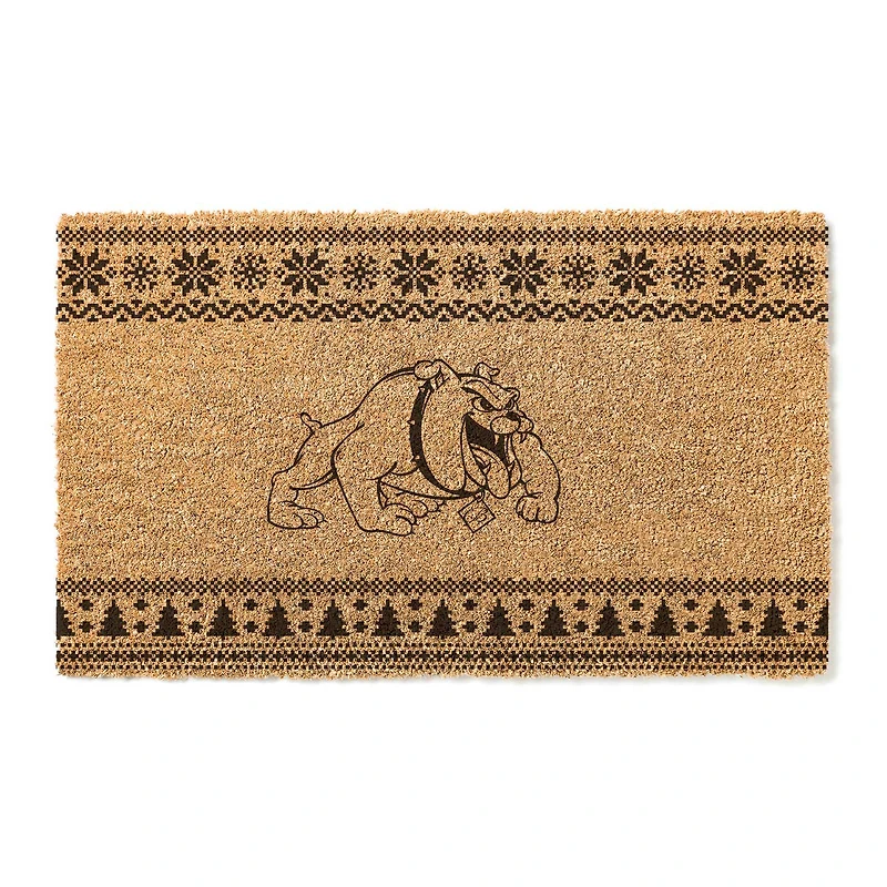 Bowie State Bulldogs 18" x 30" Holiday Coir Doormat