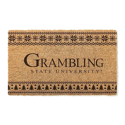 Grambling Tigers 18" x 30" Holiday Coir Doormat