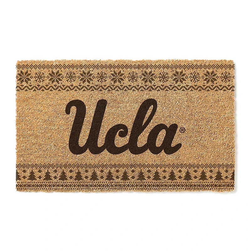 UCLA Bruins 18" x 30" Holiday Coir Doormat