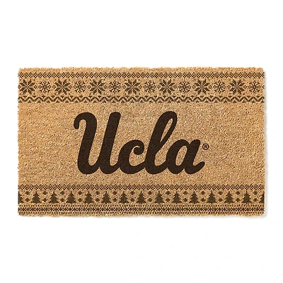 UCLA Bruins 18" x 30" Holiday Coir Doormat