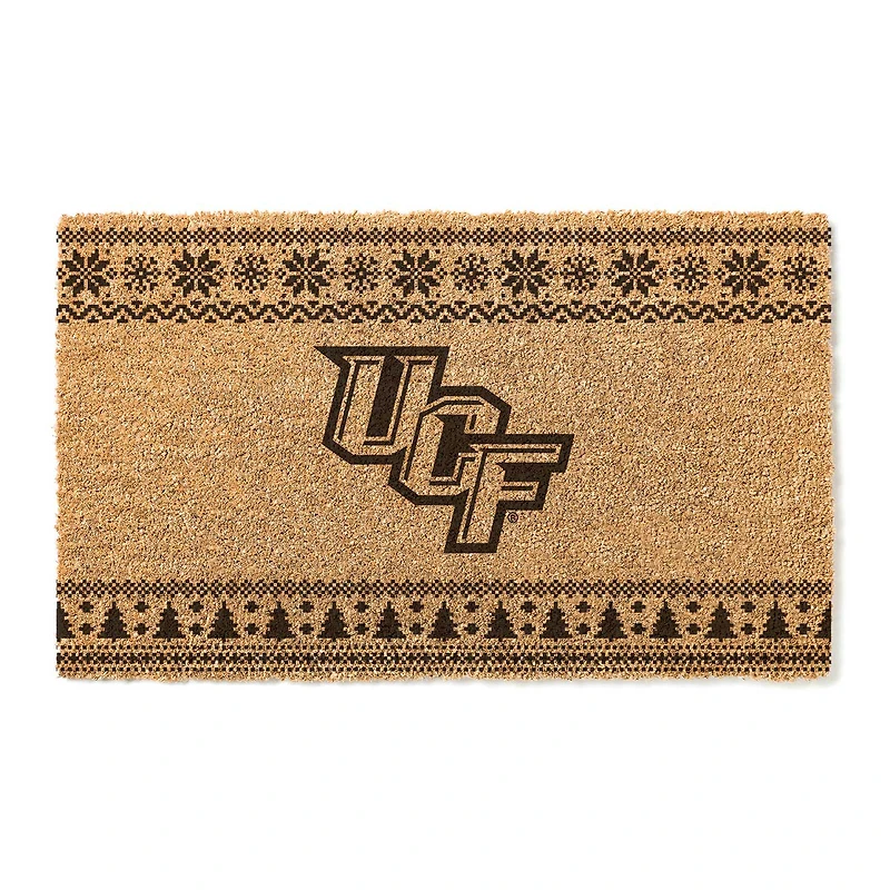 UCF Knights 18" x 30" Holiday Coir Doormat