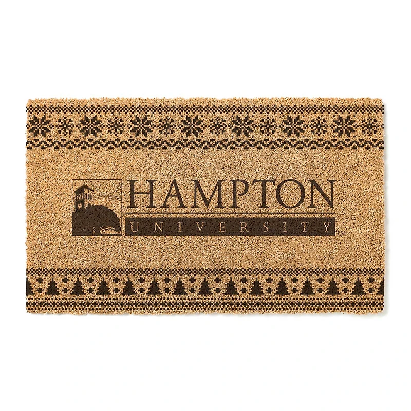 Hampton Pirates 18" x 30" Holiday Coir Doormat