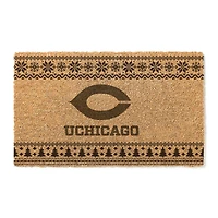 UChicago Maroons 18" x 30" Holiday Coir Doormat