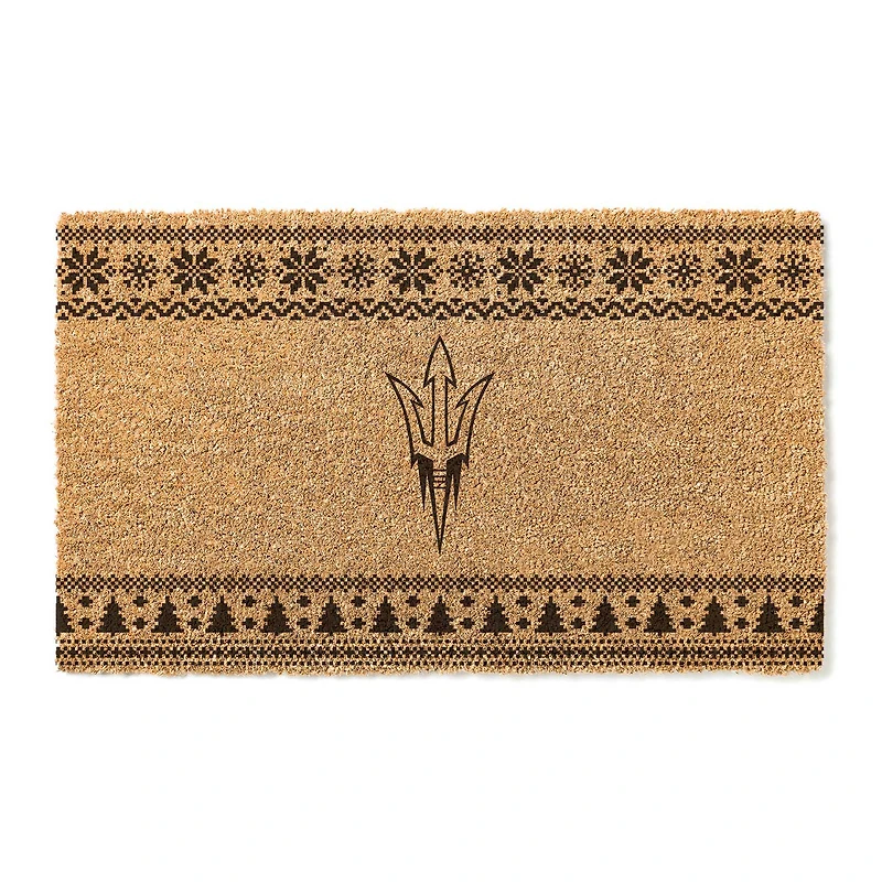 Arizona State Sun Devils 18" x 30" Holiday Coir Doormat
