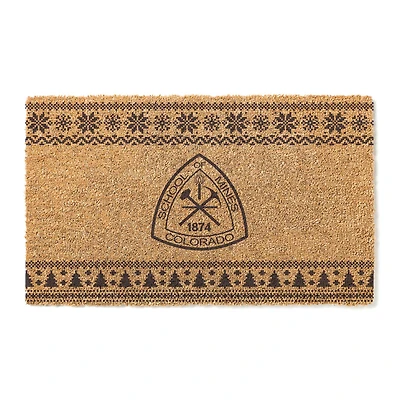 Colorado School of Mines Orediggers 18" x 30" Holiday Coir Doormat