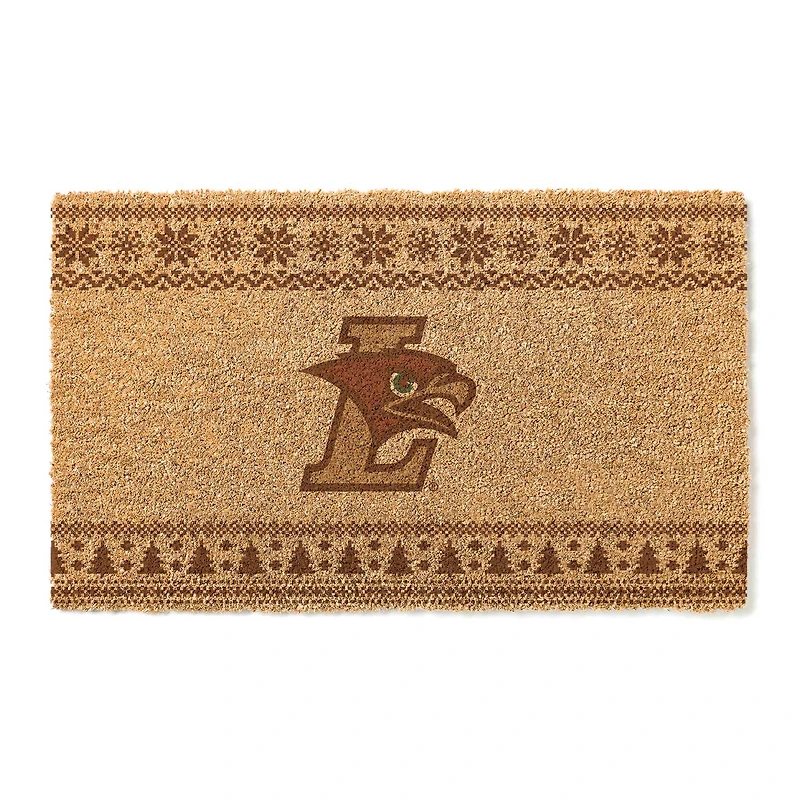 Lehigh Mountain Hawks 18" x 30" Holiday Coir Doormat