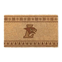Lehigh Mountain Hawks 18" x 30" Holiday Coir Doormat