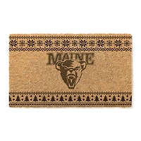 Maine Black Bears 18" x 30" Holiday Coir Doormat