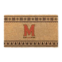Maryland Terrapins 18" x 30" Holiday Coir Doormat