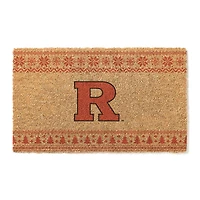 Rutgers Scarlet Knights 18" x 30" Holiday Coir Doormat