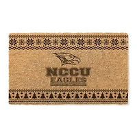 North Carolina Central Eagles 18" x 30" Holiday Coir Doormat