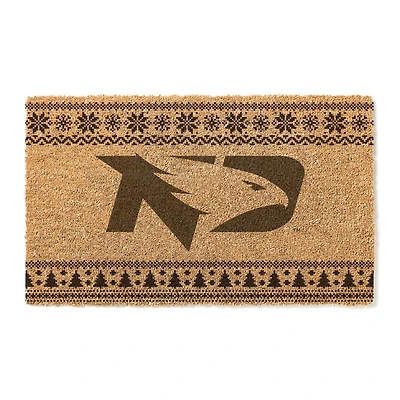 North Dakota 18" x 30" Holiday Coir Doormat