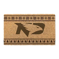 North Dakota 18" x 30" Holiday Coir Doormat