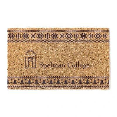 Spelman College Jaguars 18" x 30" Holiday Coir Doormat