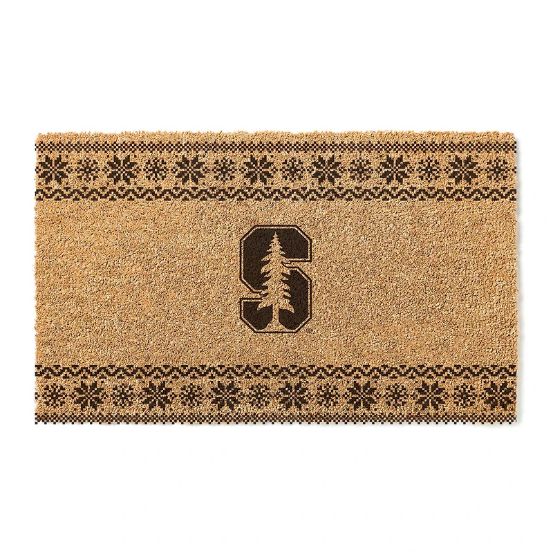 Stanford Cardinal 18" x 30" Holiday Coir Doormat