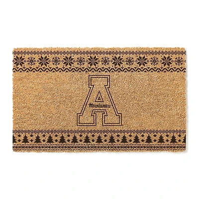 Appalachian State Mountaineers 18" x 30" Holiday Coir Doormat