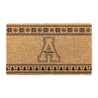 Appalachian State Mountaineers 18" x 30" Holiday Coir Doormat