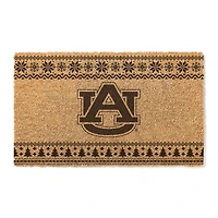 Auburn Tigers 18" x 30" Holiday Coir Doormat
