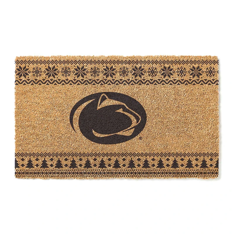 Penn State Nittany Lions 18" x 30" Holiday Coir Doormat