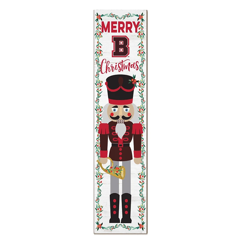 Brown Bears 11" x 46" Nutcracker Holiday Leaner Sign