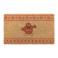 Western Kentucky Hilltoppers 18" x 30" Holiday Coir Doormat