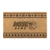 Winston-Salem State Rams 18" x 30" Holiday Coir Doormat