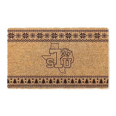 Texas Southern Tigers 18" x 30" Holiday Coir Doormat