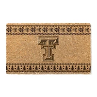 Texas Tech Red Raiders 18" x 30" Holiday Coir Doormat