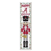 Alabama Crimson Tide 11" x 46" Nutcracker Holiday Leaner Sign