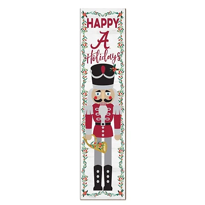 Alabama Crimson Tide 11" x 46" Nutcracker Holiday Leaner Sign
